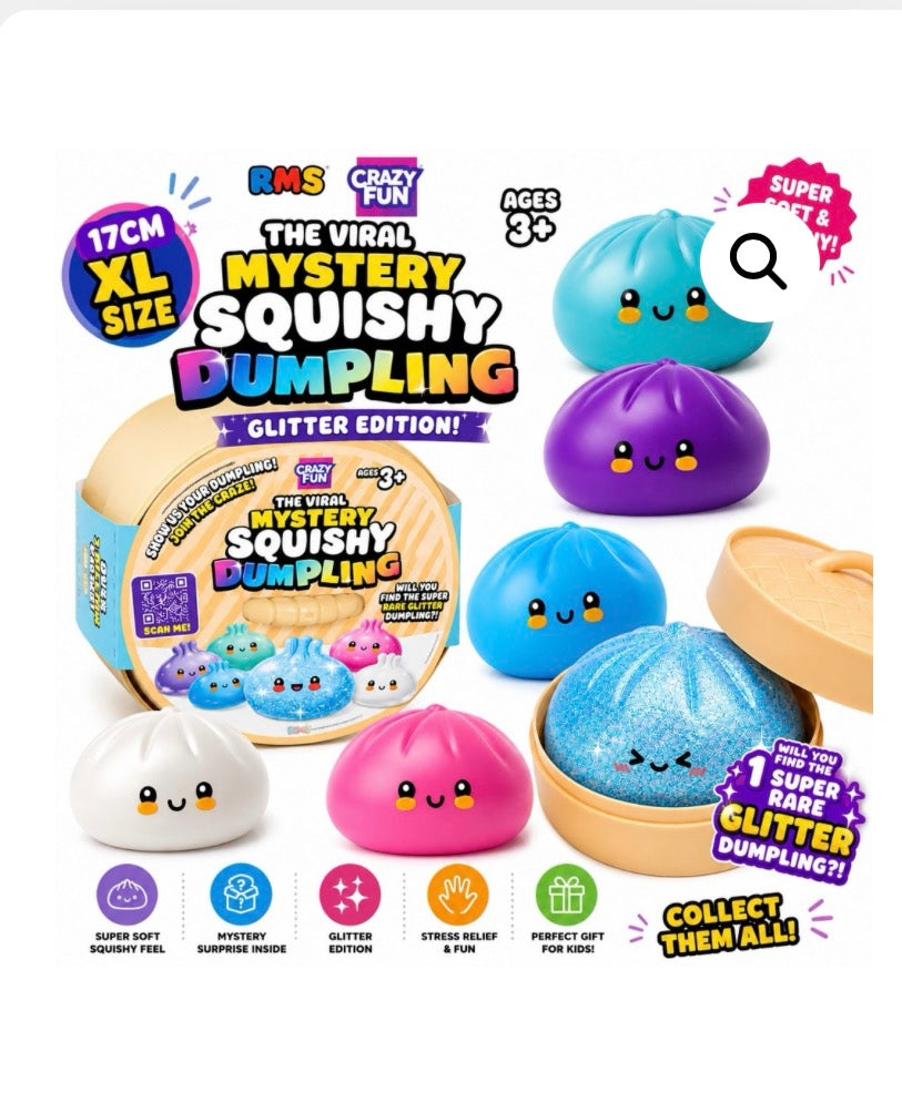 Mystery Squishy Dumpling XL (one per customer)