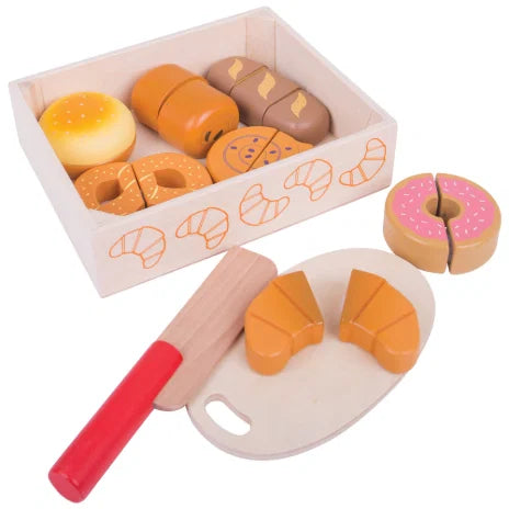 Cutting Bread and Pastries