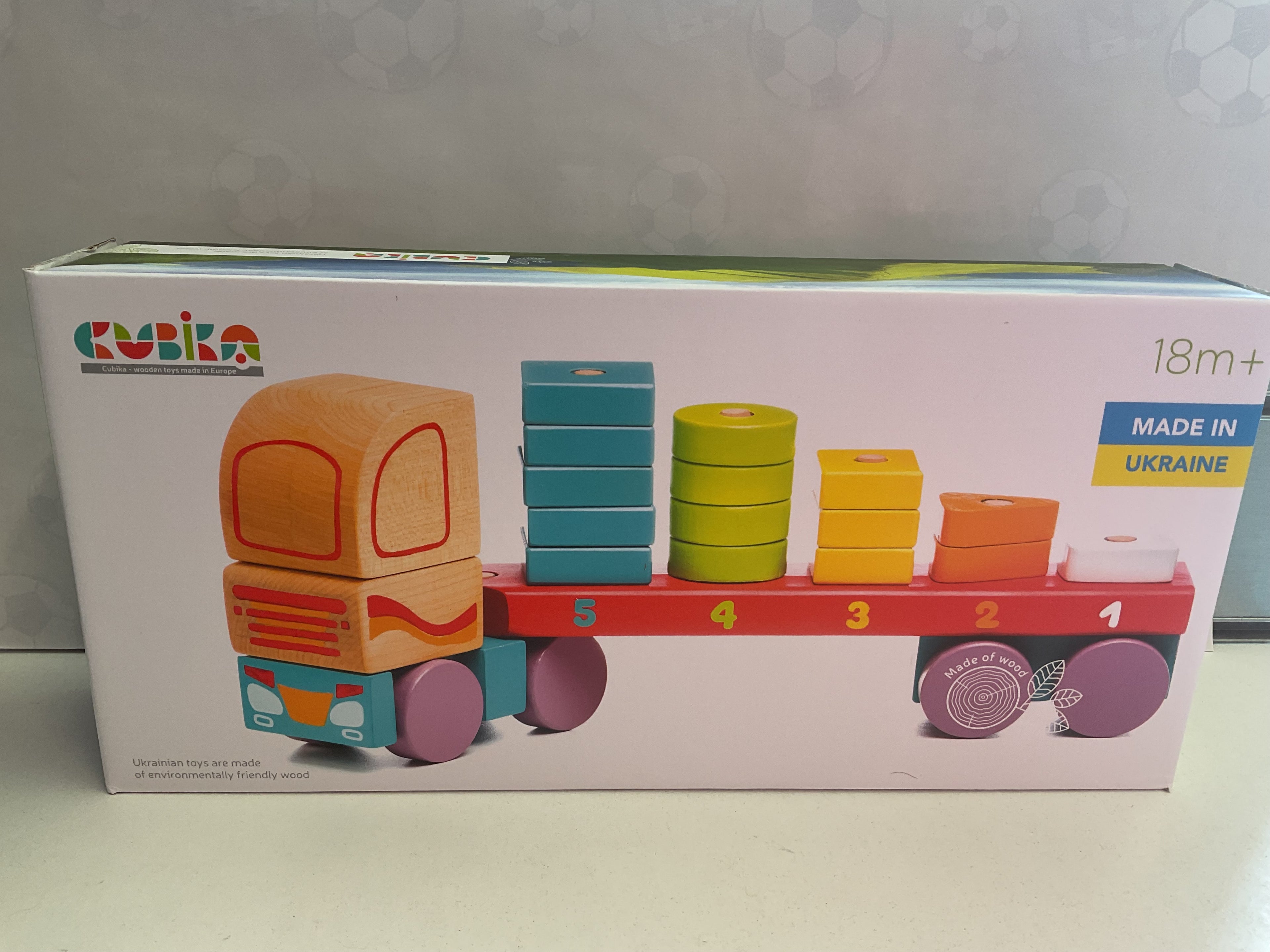 Truck with Geometric Shapes