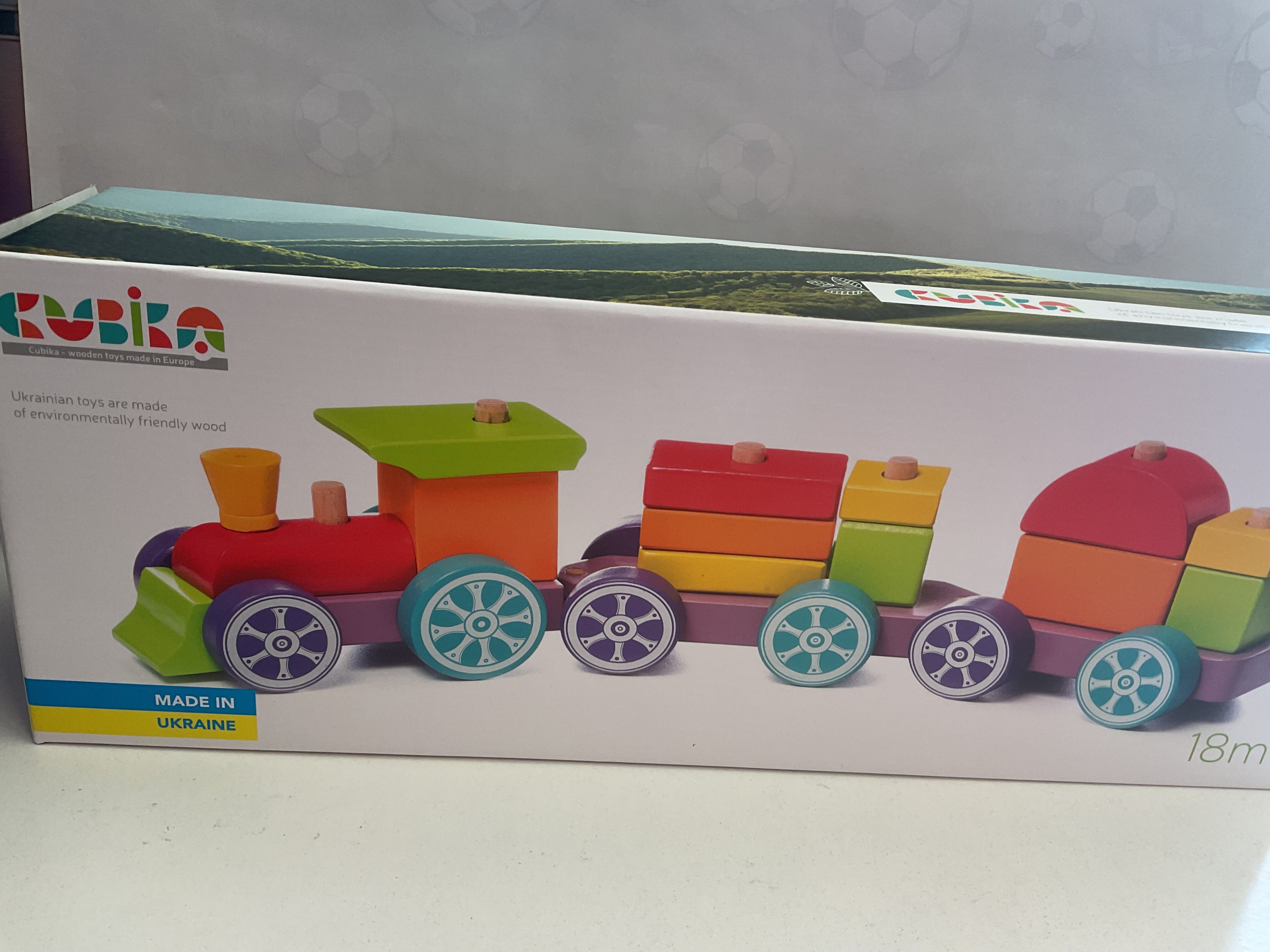 Rainbow Stacking Train