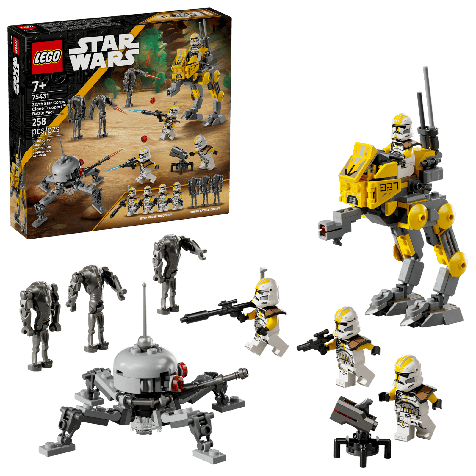 327th Star Corps Clone Troopers Battle Pack