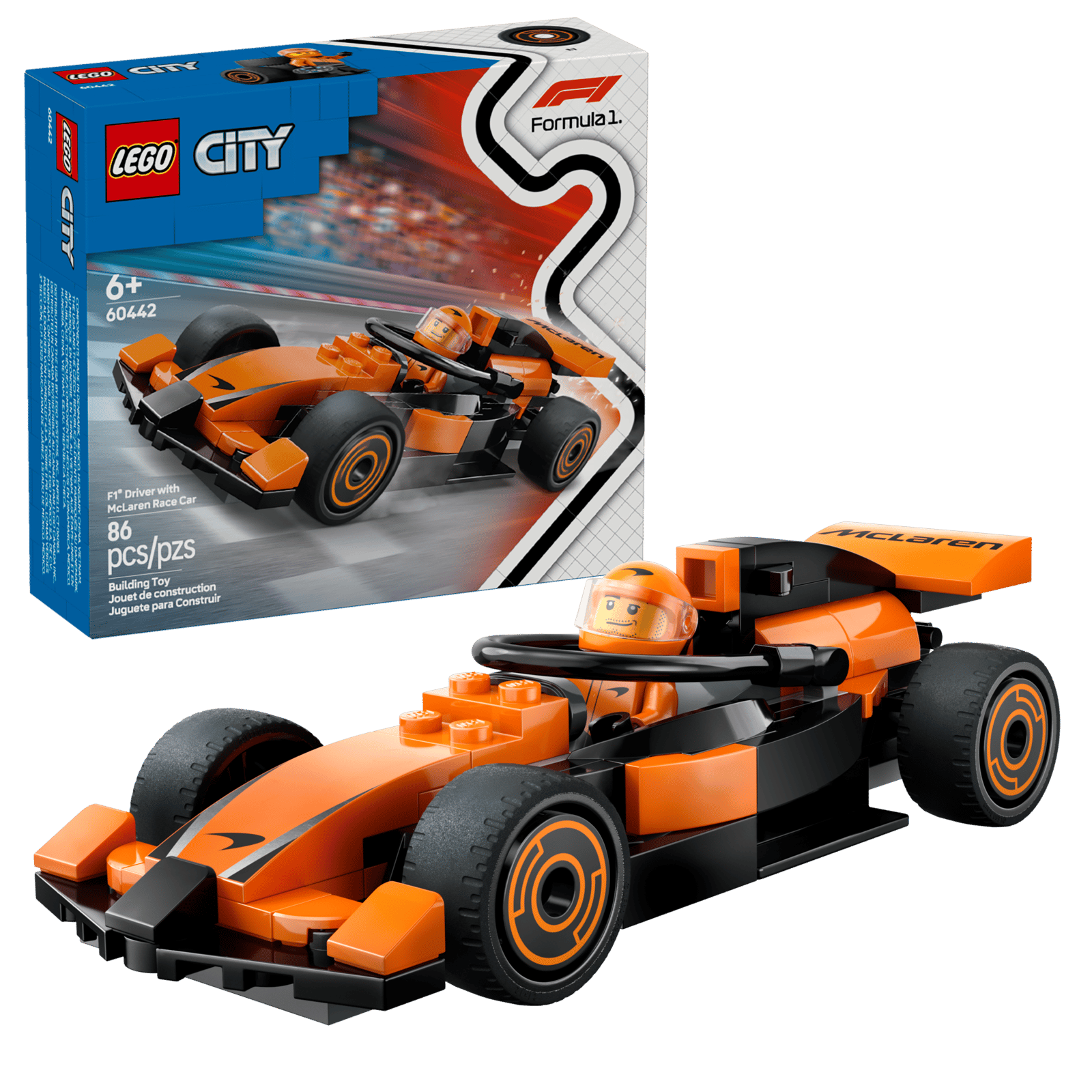 F1 Driver with McLaren Race Car