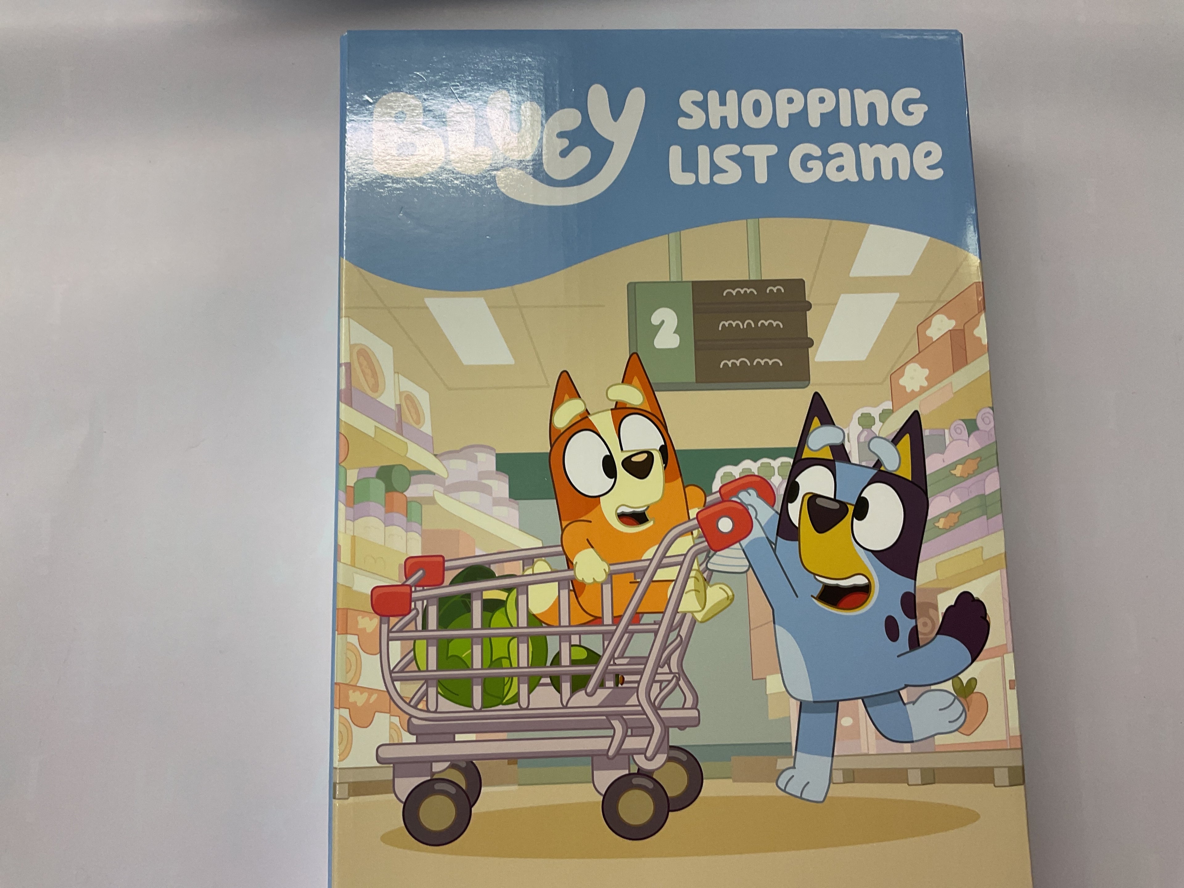Bluey Shopping List Game