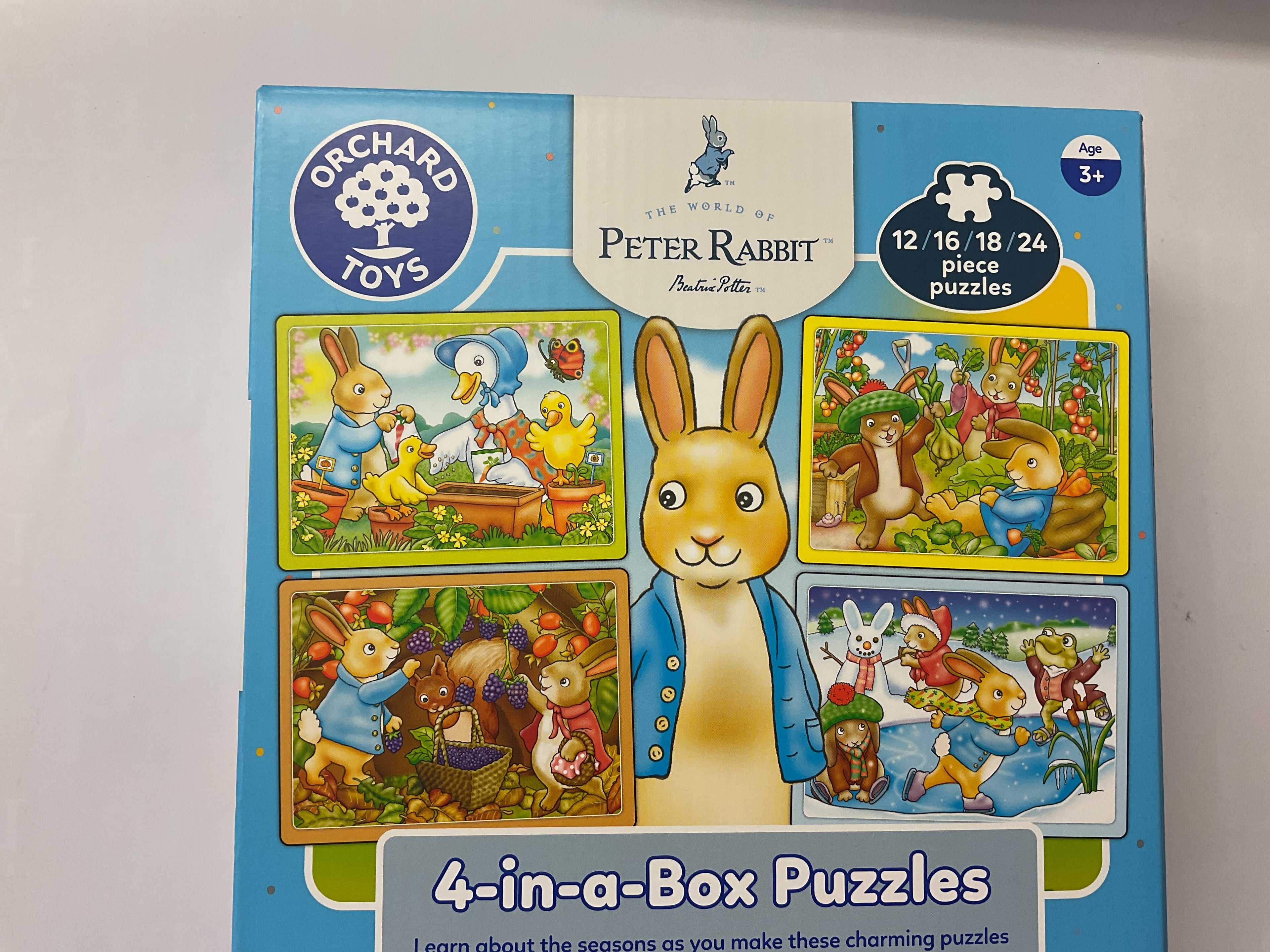 Peter Rabbit 4 in a box puzzles
