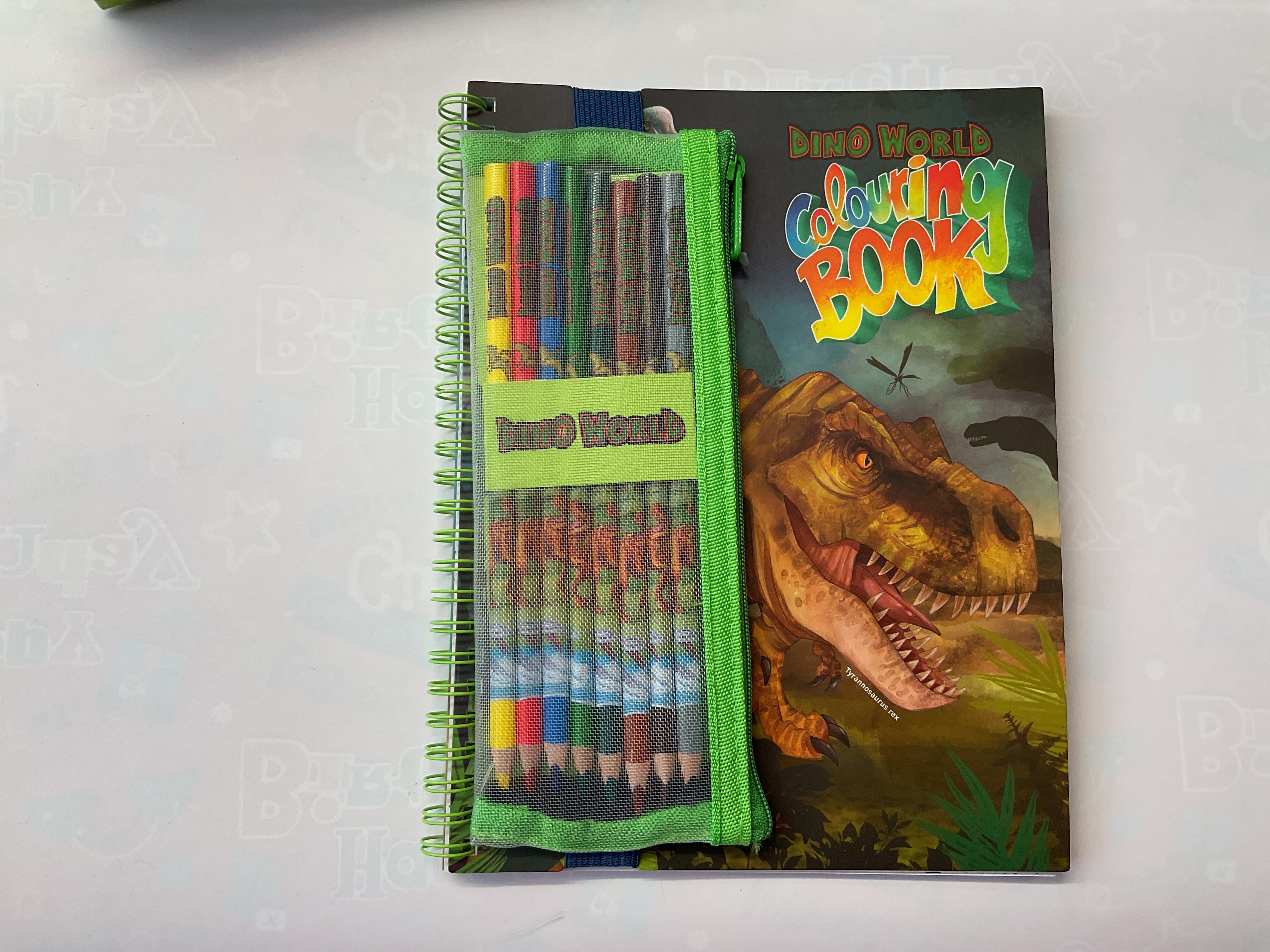 Dino World Colouring Book